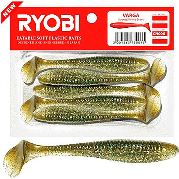 Риппер Ryobi VARGA 96mm, цвет CN006 swamp bird, 4шт