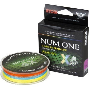 Шнур Ryobi NUM ONE PE4X-100M 1.5#/0,20 mm Multi Colour