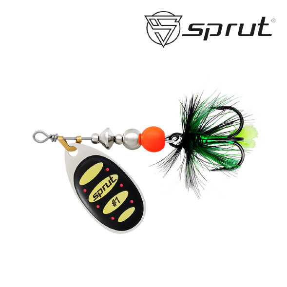 Блесна Sprut Alba Ball System Spinner №1 3.5г/SBKY