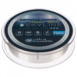 Леска SPRUT Skyline Fluorocarbon Composition EvoTech Classic Silver 0.255 100м