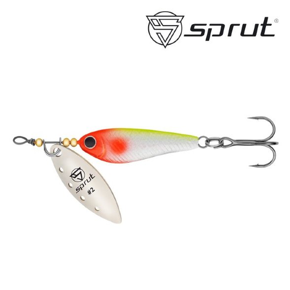 Блесна Sprut Alpina Long Spinner №2 9г/CLN