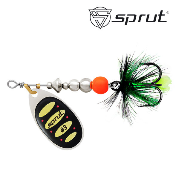 Блесна Sprut Alba Ball System Spinner №3 7г/SBKY