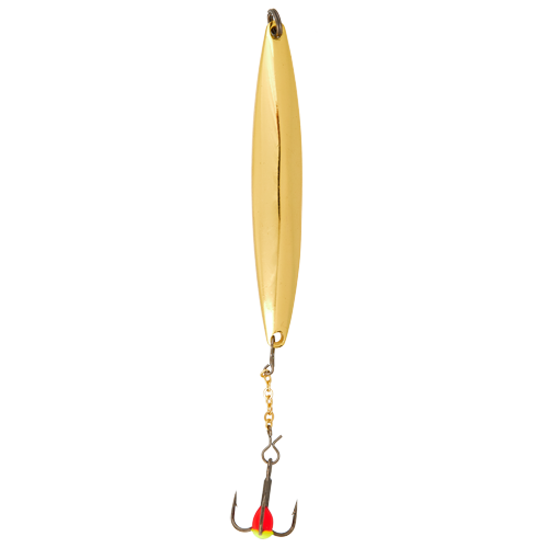 Блесна зимняя Lucky John Nail Blade верт. цепочка, тройник 55мм LJNB55-G
