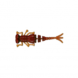 Мягкая приманка Brown Perch Kurva Машинное масло зеленая шуба UV 50мм 0,7гр цвет 011 12 шт