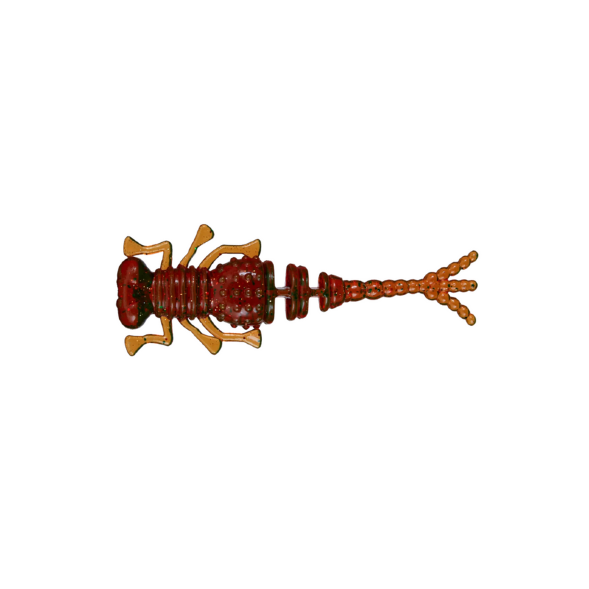 Мягкая приманка Brown Perch Kurva Машинное масло зеленая шуба UV 50мм 0,7гр цвет 011 12 шт