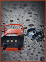 Насос аккумуляторный двухступенчатый HT-790 для лодок ПВХ, сабов, матрасов, палаток 0,34-1,38 атм