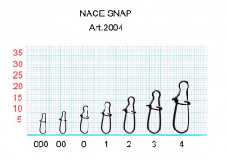 Застежка Fish Season Nice №4 35кг 7шт 2004-4F