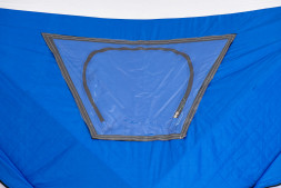 Палатка Куб CONDOR зимняя утепленная 2,2 х 2,2 х 2,15 синий/белый