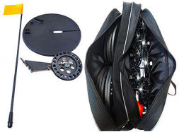 Набор жерлиц RodStars в сумке 10шт пласт. стойка катушка 90мм оснащ.